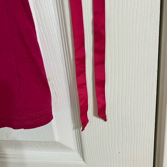 Retro American Eagle Outfitters Pink V Neck - Picture 6 of 9